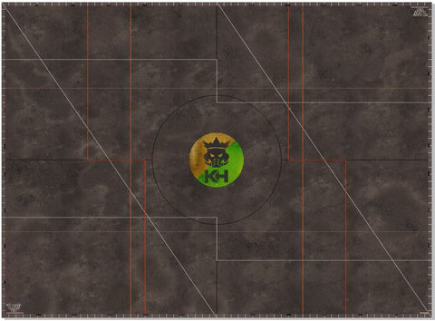 Kings of the Hill - Game Mat with Measurements