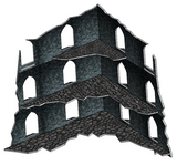 Three Storey Ruins (4 Pack)