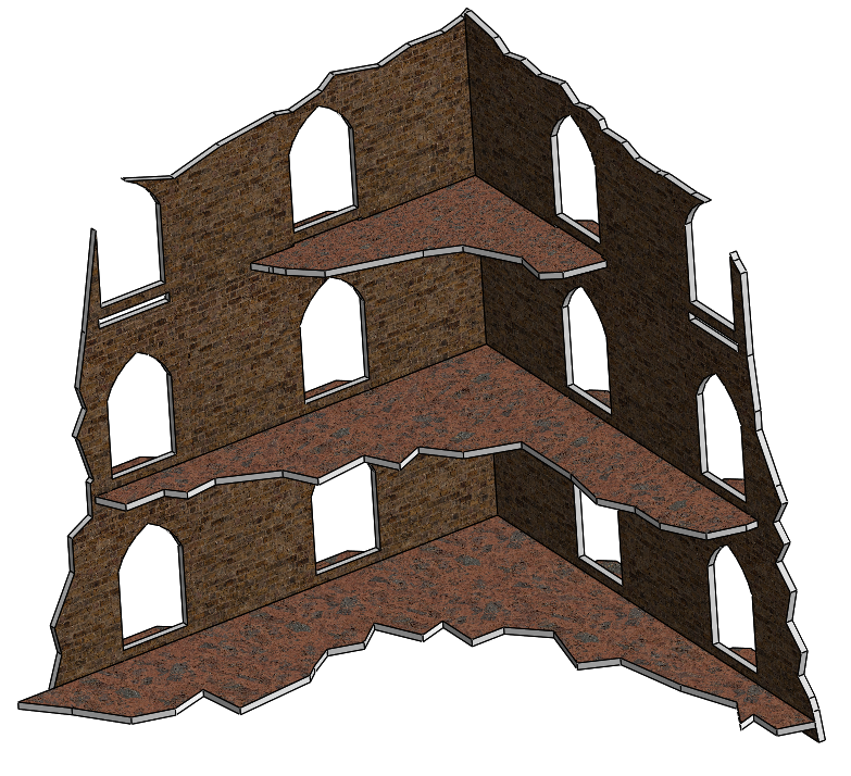 Three Storey Ruins (4 Pack) – Weyland-Yutani Inc