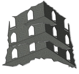 Three Storey Ruins (4 Pack)